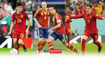 Pedri and Gavi evoke memories of Xavi Hernandez and Andres Iniesta in Spain rout
