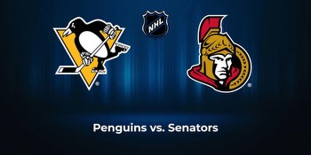 Penguins vs. Senators: Odds, total, moneyline