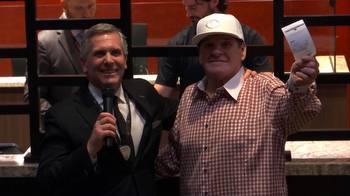 Pete Rose places Ohio's first legal sports bet