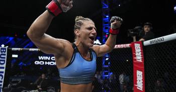 PFL 2022 betting odds: Kayla Harrison favored inside the distance in trilogy with Larissa Pacheco