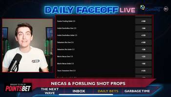 PointsBet Daily Picks: Martin Necas & Gustav Forsling shot props