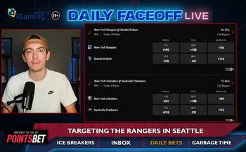 PointsBet Daily Picks: New York Rangers Moneyline & Martin Necas shot prop