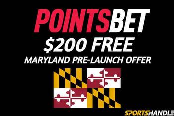 PointsBet Pre-Registration Welcome Offer for MD Launch: $200 in Free Bets