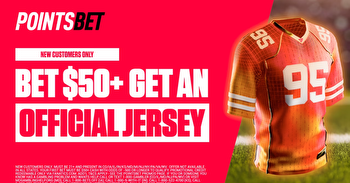 PointsBet's Promo is the Ultimate Gift for Sports Fans: Get an Official Jersey for Just $50!