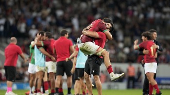 Portugal pulls off Rugby World Cup stunner and Fiji advances in storming end to pool stage