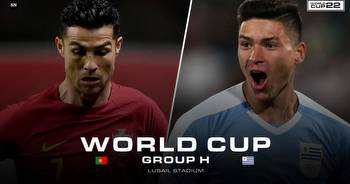 Portugal vs Uruguay World Cup time, live stream, TV channel, lineups, odds for FIFA Qatar 2022 match