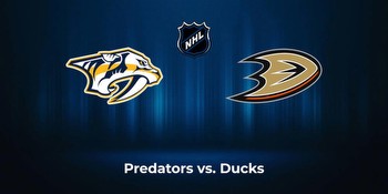 Predators vs. Ducks: Odds, total, moneyline