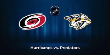 Predators vs. Hurricanes: Odds, total, moneyline