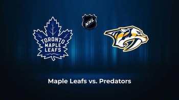 Predators vs. Maple Leafs: Odds, total, moneyline