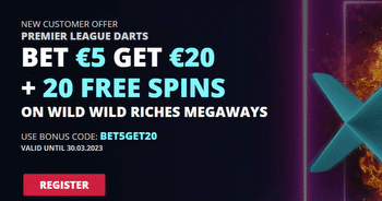 Premier League Darts Odds: Bet €5 Get €20 Free Bets & 20 Free Spins with Novibet