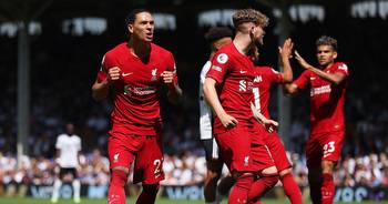 Premier League odds: Liverpool out to 7/2 after dropping points at Fulham on opening weekend