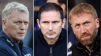 Premier League sack race: Latest odds on next manager to leave and why Frank Lampard leads the pack