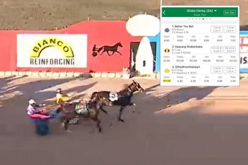 Punters pull off $101 into $2.90 betting plunge at Globe Derby harness