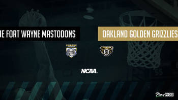 Purdue Fort Wayne Vs Oakland NCAA Basketball Betting Odds Picks & Tips