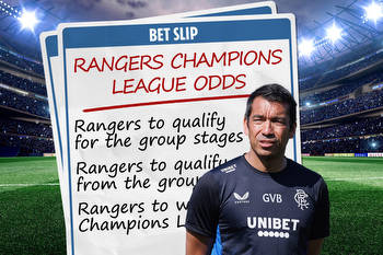 Rangers Champions League odds: Gers 8/11 to make it to group stage after qualifying draw