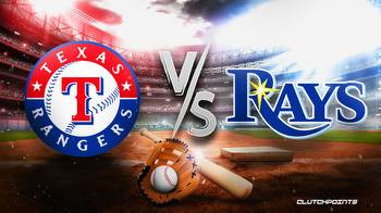 Rangers-Rays prediction, odds, pick, how to watch