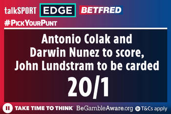 Rangers v Liverpool: Colak and Nunez to score, Lundstram to be carded at 20/1 with Betfred!