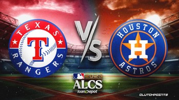 Rangers vs. Astros prediction, odds, pick, how to watch ALCS Game 1-10/15/2023