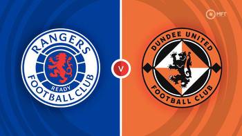 Rangers vs Dundee United Prediction and Betting Tips
