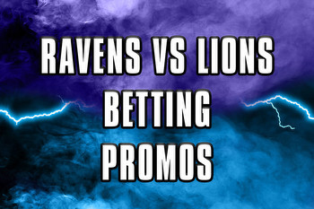 Ravens-Lions Betting Promos Offer $3,900 Bonuses from DraftKings, FanDuel, Caesars, Bet365, BetMGM