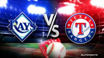 Rays-Rangers prediction, odds, pick, how to watch