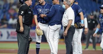 Rays' Shane McClanahan pulled vs Astros with neck tightness