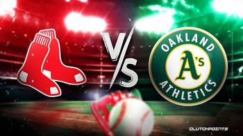 Red Sox-Athletics prediction, odds, pick, how to watch