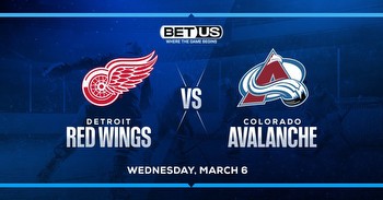 Red Wings vs Avalanche Prediction, Odds and ATS Pick