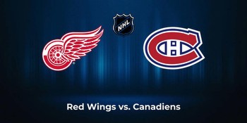 Red Wings vs. Canadiens: Odds, total, moneyline