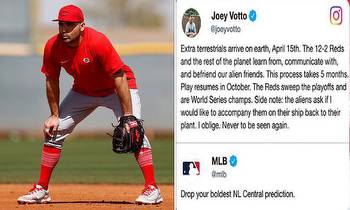 Reds' Joey Votto 'boldly' predicts Cincinnati World Series win
