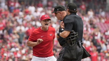 Reds playoff odds drop dramatically after ump show takes center stage