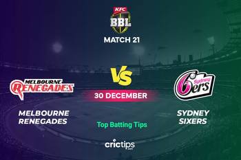 REN vs SIX Betting Tips & Who Will Win This Match Of The Big Bash League 2022