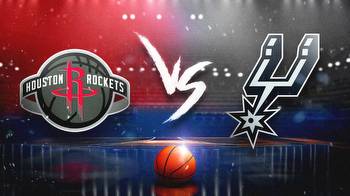 Rockets vs. Spurs prediction, odds, pick, how to watch