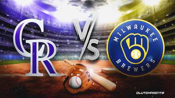Rockies-Brewers prediction, odds, pick, how to watch