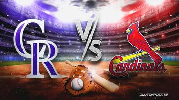 Rockies vs Cardinals prediction, odds, pick, how to watch