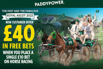 Royal Ascot betting offer: Bet £10 get £40 in free bets with Paddy Power