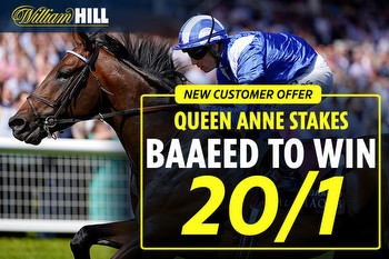 Royal Ascot offer: Get Baaeed to win the Queen Anne Stakes at 20/1 with William Hill special