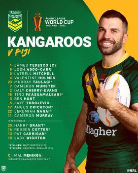 Rugby League World Cup: Matchday 1 Group Betting