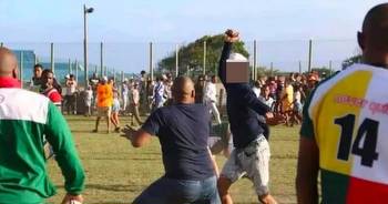 Rugby players stabbed and beaten in horrific brawl as supporters storm pitch