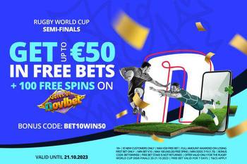 Rugby World Cup 2023: Get up to €50 in free bets and 100 free spins on Argentina v New Zealand or England v South Africa