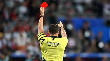 Rugby World Cup 2023 referee review: Boot-to-face red card and ball-to-head try