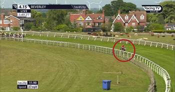Runaway 50-1 outsider catches jockeys out at Beverley as he clings on for shock win
