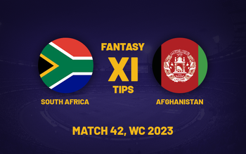 SA vs AFG Dream11 Prediction, Dream11 Playing XI, Player Stats, and Other Updates for Match 42