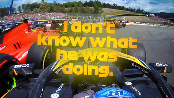 Sainz and Piastri at odds over first corner crash at Spa that forced both into retirement