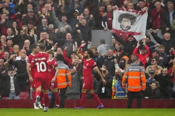 Salah Scores Twice as Liverpool Beats 10-man Everton 2-0 in Merseyside Derby