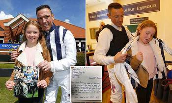 Schoolgirl whose search for Frankie Dettori went viral finally meets her idol