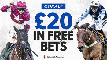 Secure £20 in Coral Sign-Up Free Bets for the Hatton's Grace Hurdle