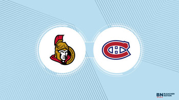 Senators vs. Canadiens Prediction: Picks, Live Odds and Moneyline