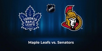 Senators vs. Maple Leafs: Odds, total, moneyline
