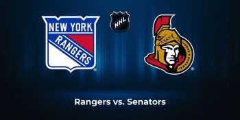 Senators vs. Rangers: Odds, total, moneyline